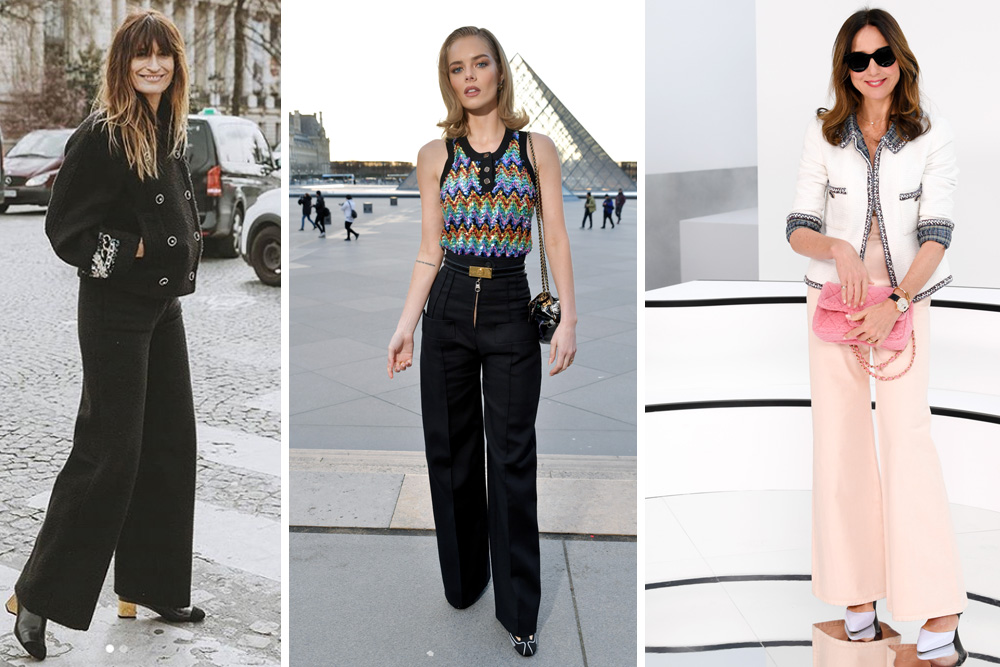 15 Top Trouser Looks From The Front Row At Paris Fashion Week | About Her