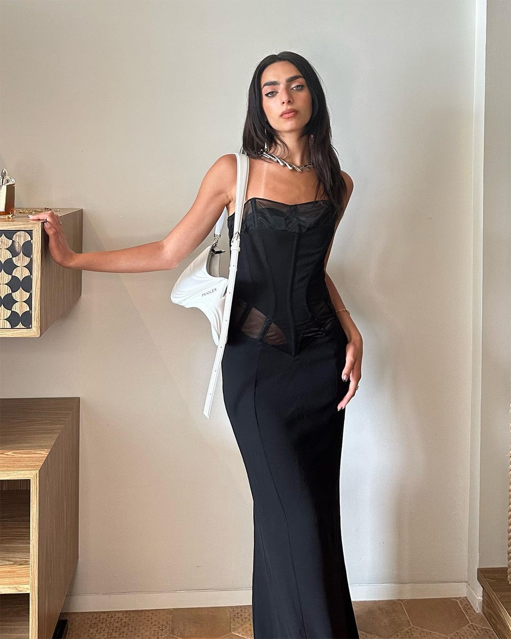 Palestinian Syrian model Lana in the latest Mugler X HM collab | About Her