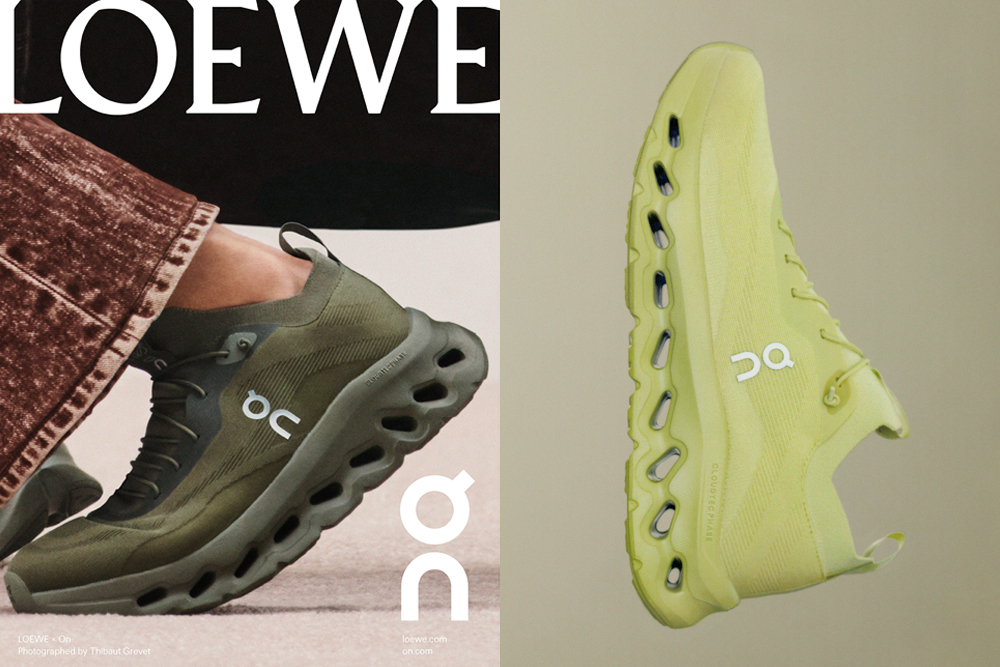 Cloudtilt sneaker in polyester Khaki Green - LOEWE