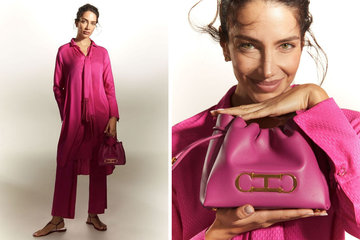 Zendaya stuns in an Alexander McQueen hot pink suit