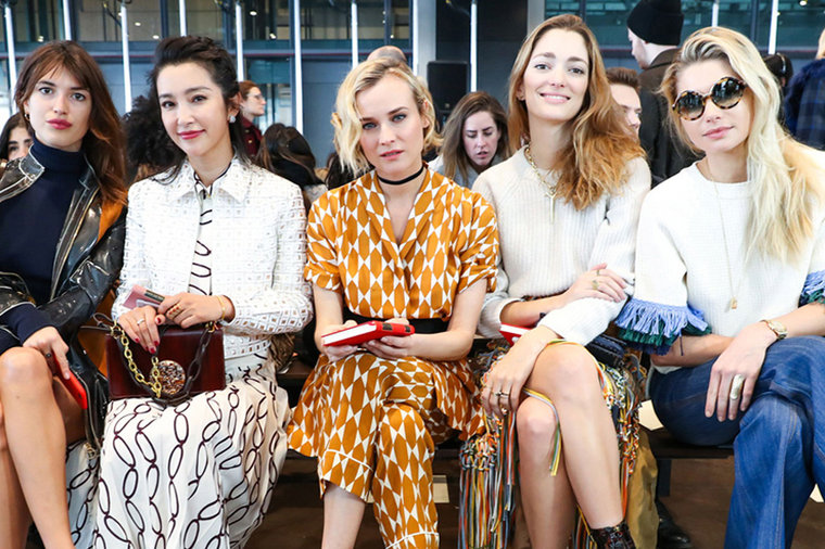 Front Row Action At New York Fashion Week About Her